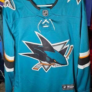 San Jose Sharks Team Home Mens XS Fanatics NHL Jersey